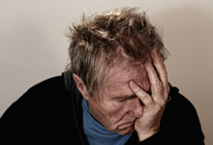 depressed man