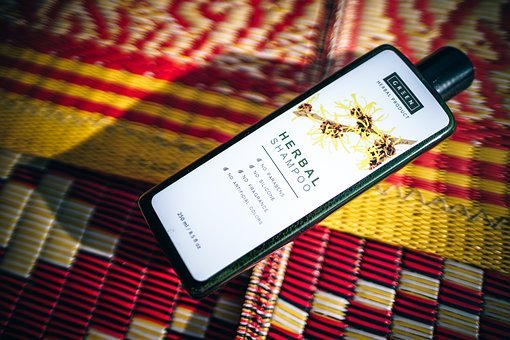 a herbal shampoo